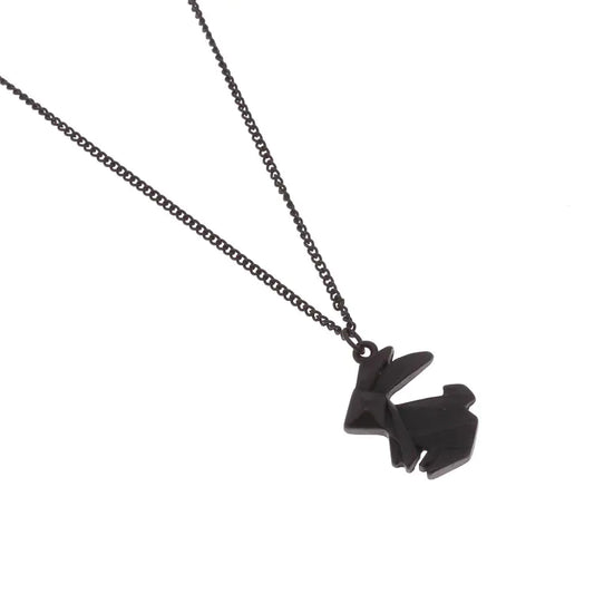 Origami Bunny Necklace