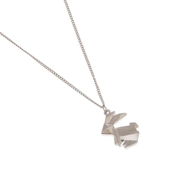 Origami Bunny Necklace